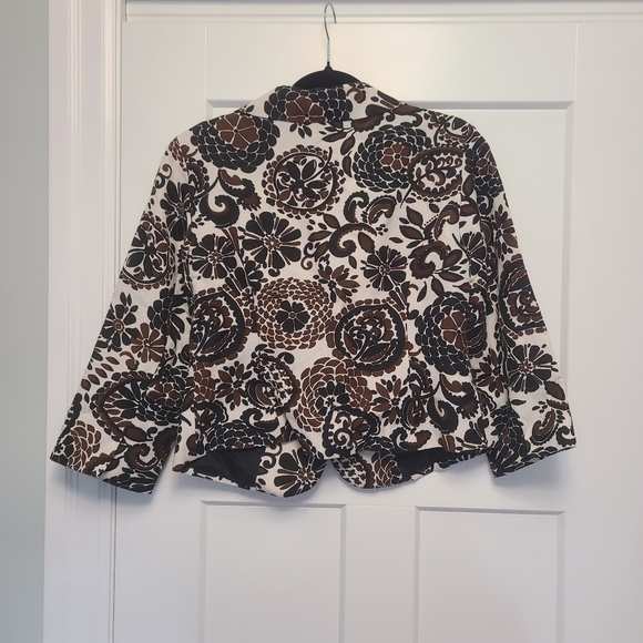 NWT Small Linen Crop Jacket size 5 - Picture 6 of 7